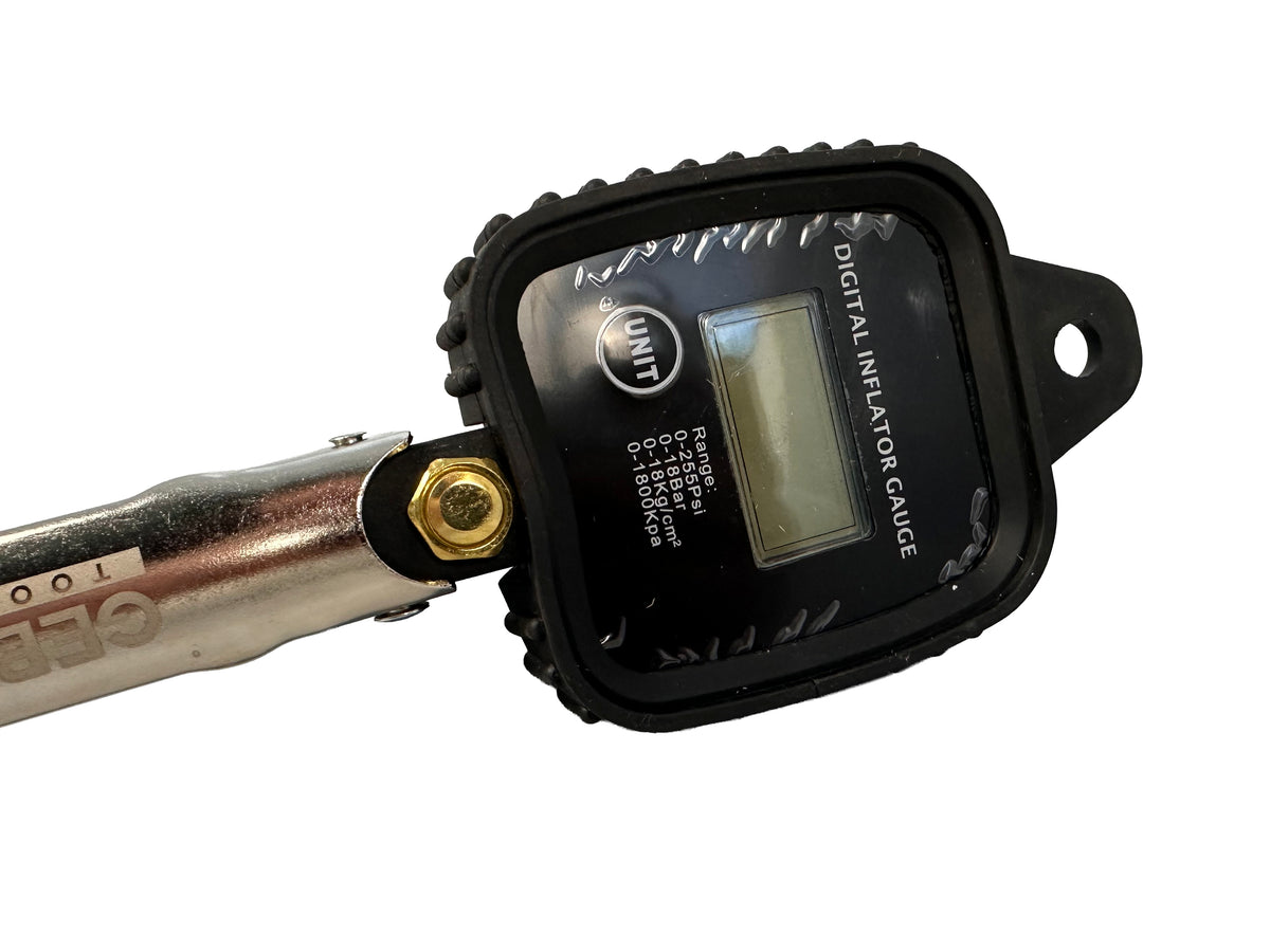 Πιστόλι Πλήρωσης Ελαστικών Με Ψηφιακό Μανόμετρο 0-255PSI GEBO TOOLS