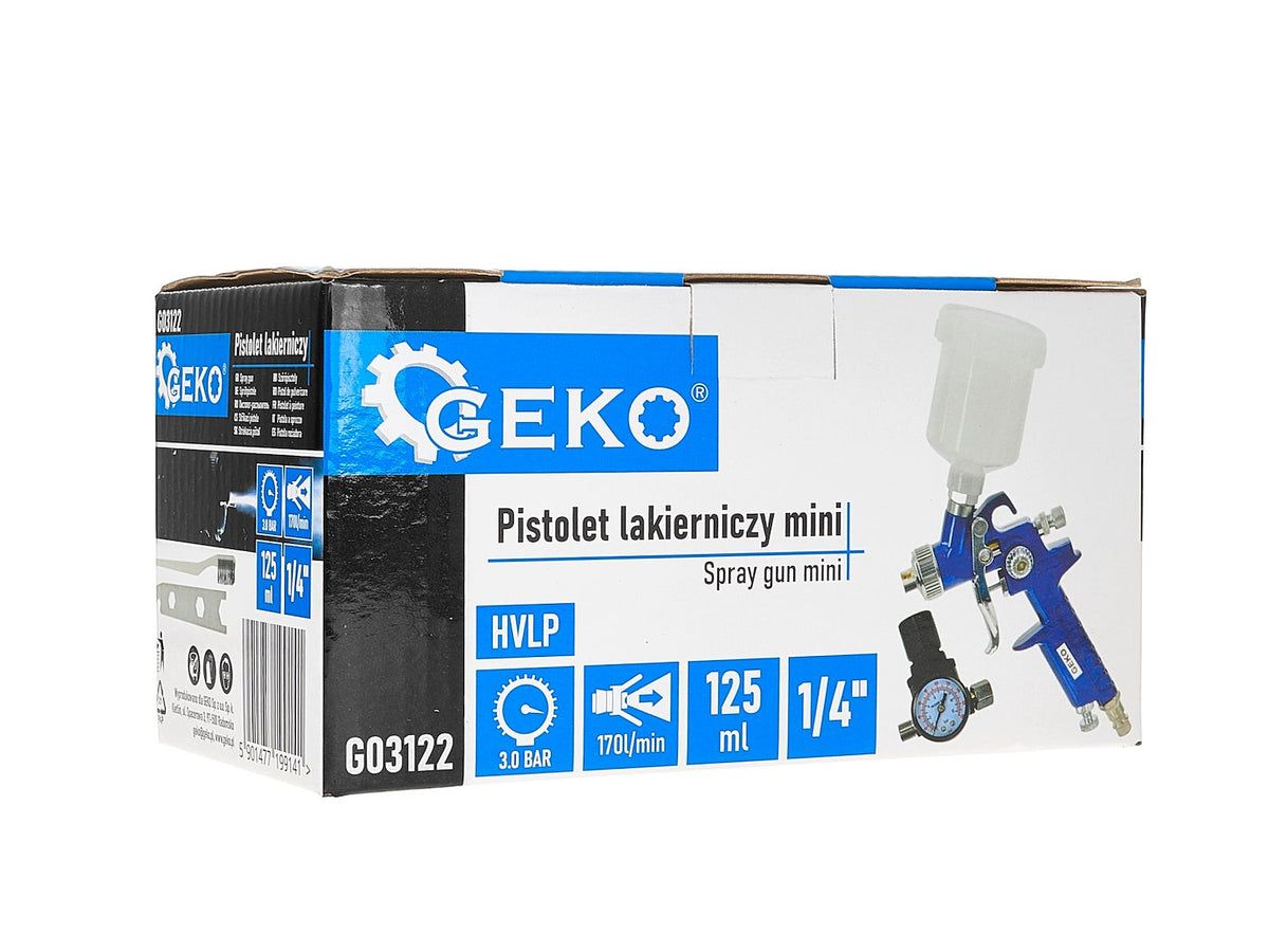 Πιστόλι Βαφής Μίνι HVLP 125ml 0.8mm Με Ρυθμιστή Πίεσης