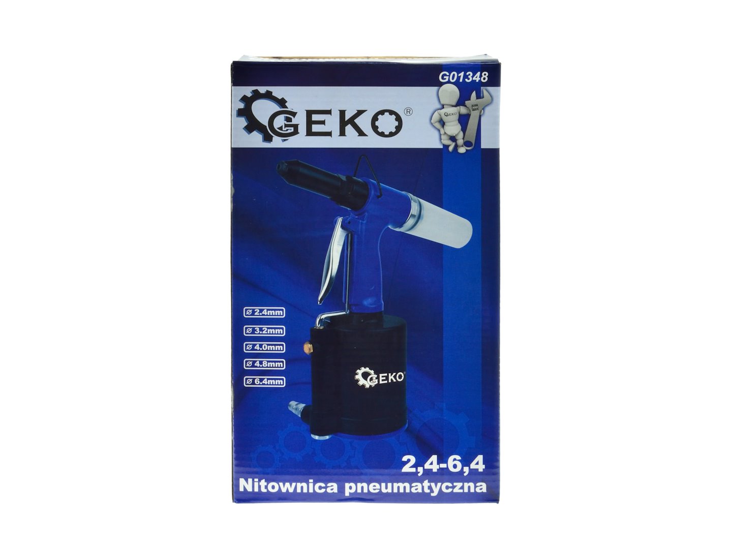 Πνευματικό Πιστόλι Πριτσινώματος 2.4-6.4mm GEKO