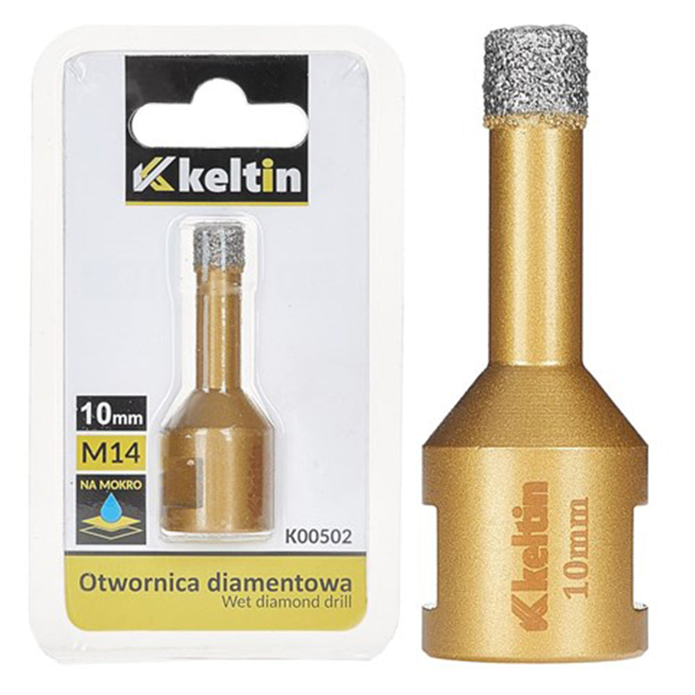 Ποτηροτρύπανο Διαμαντέ 10mm M14 KELTIN