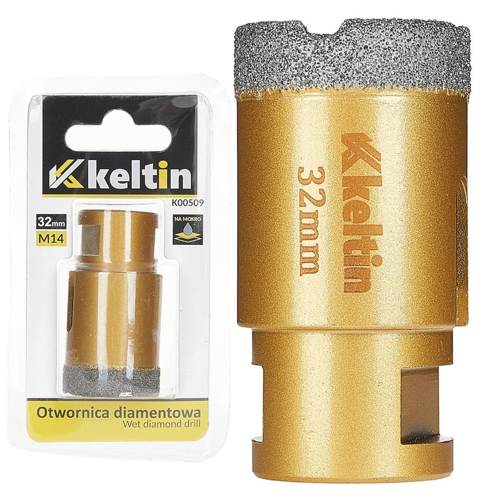 Ποτηροτρύπανο Διαμαντέ 32mm M14 KELTIN