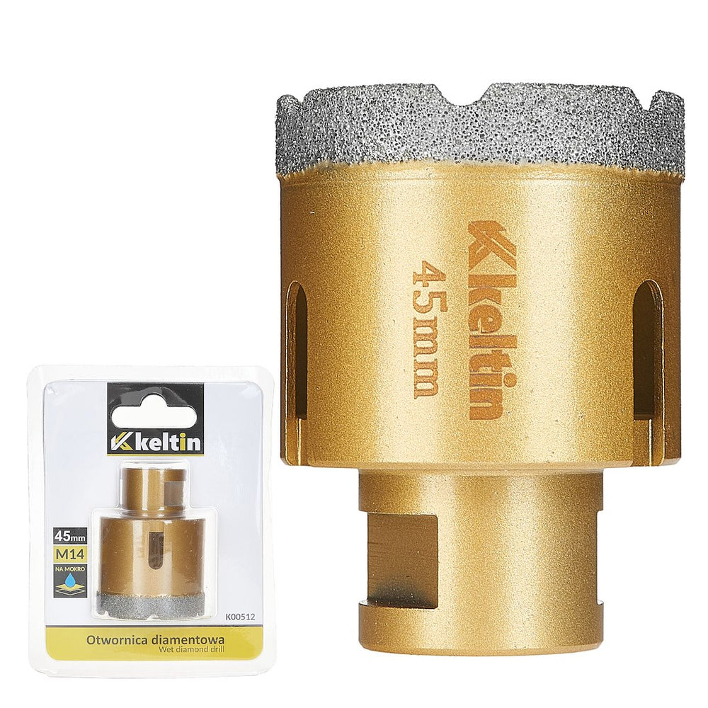 Ποτηροτρύπανο Διαμαντέ 45mm M14 KELTIN