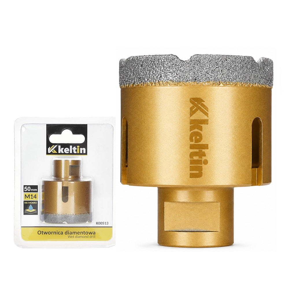 Ποτηροτρύπανο Διαμαντέ 50mm M14 KELTIN