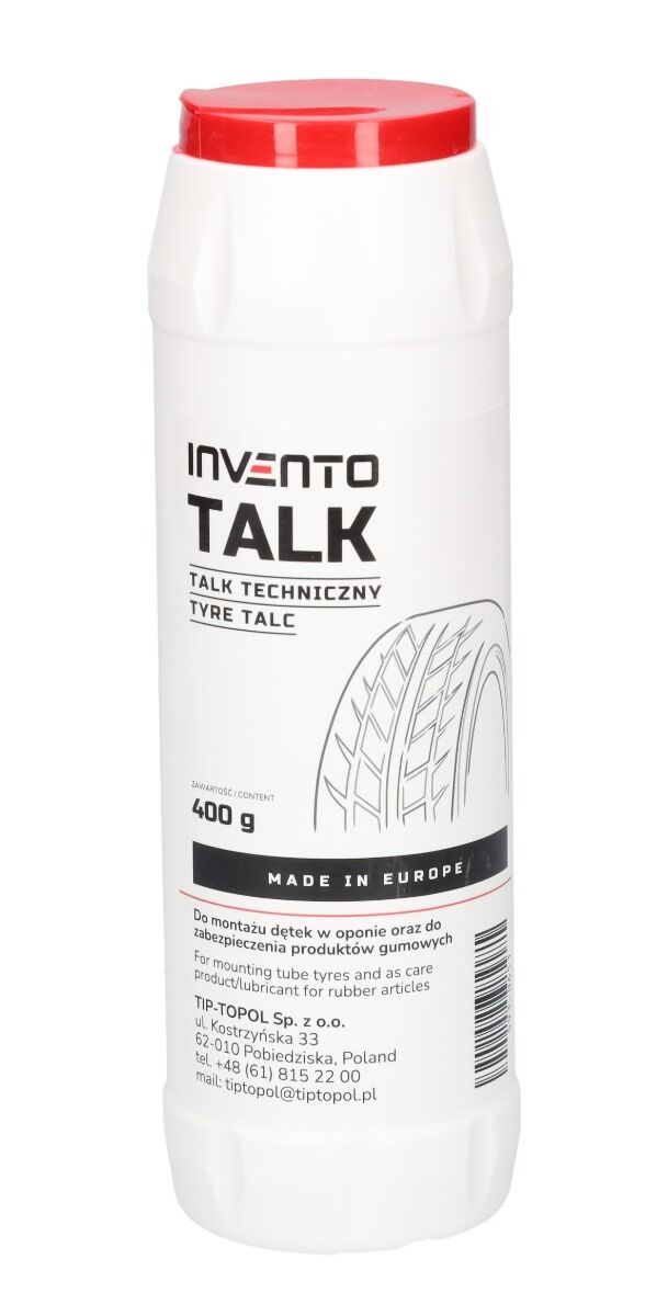 Πούδρα Ταλκ Για Ελαστικά 400g INVENTO