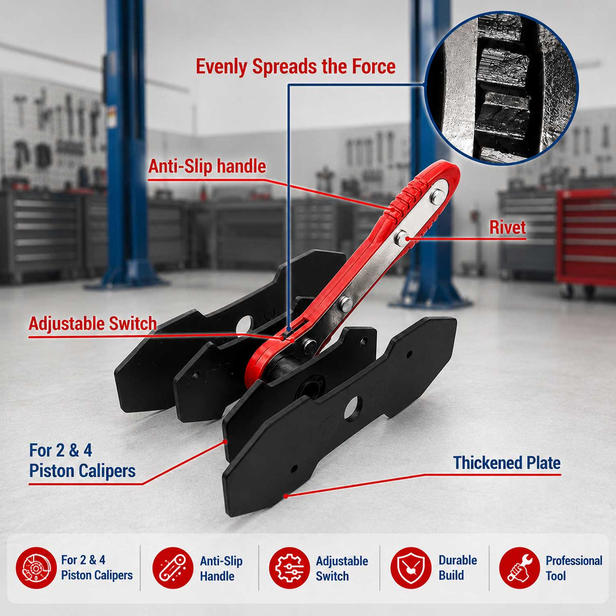 Συμπιεστής Εμβόλων Φρένων GEBO TOOLS
