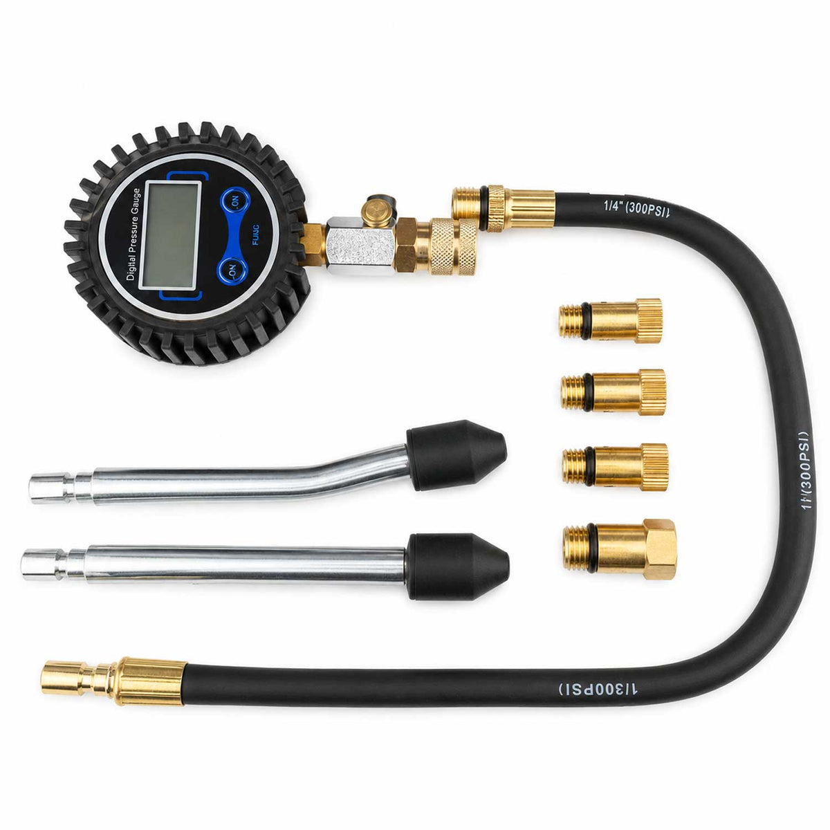 Ψηφιακό Μανόμετρο Μέτρησης Συμπίεσης Βενζίνης 8 Τμχ GEBO TOOLS