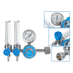 Ρυθμιστής Co2 / Argon με Διπλό Ροόμετρο