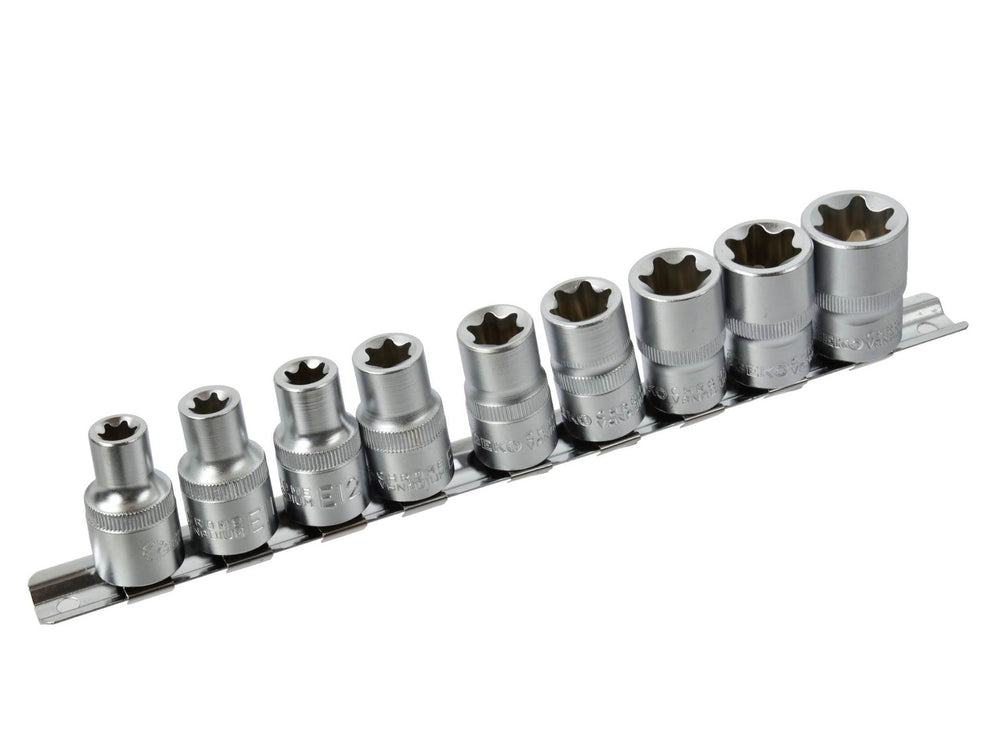 Σετ Καρυδάκια Κοντά Torx 1/2" 10-24mm 10Τμχ