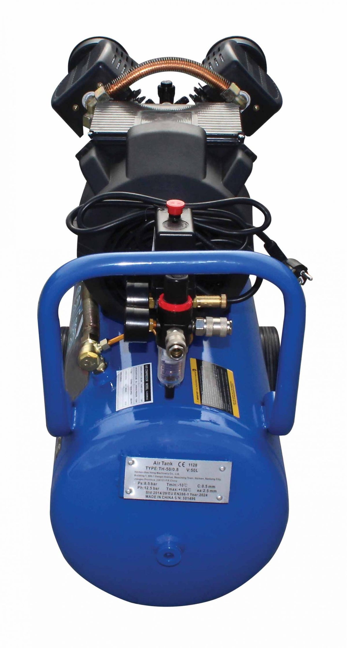 Kομπρεσέρ Αέρος-Αεροσυμπιεστής  Με Ισχύ 2Hp Και Αεροφυλάκιο 50L