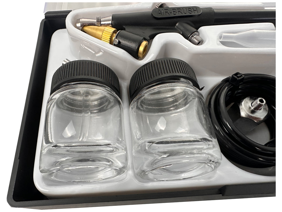 Σετ Αερογράφος Airbrush BD138 6Τμχ GEBO TOOLS