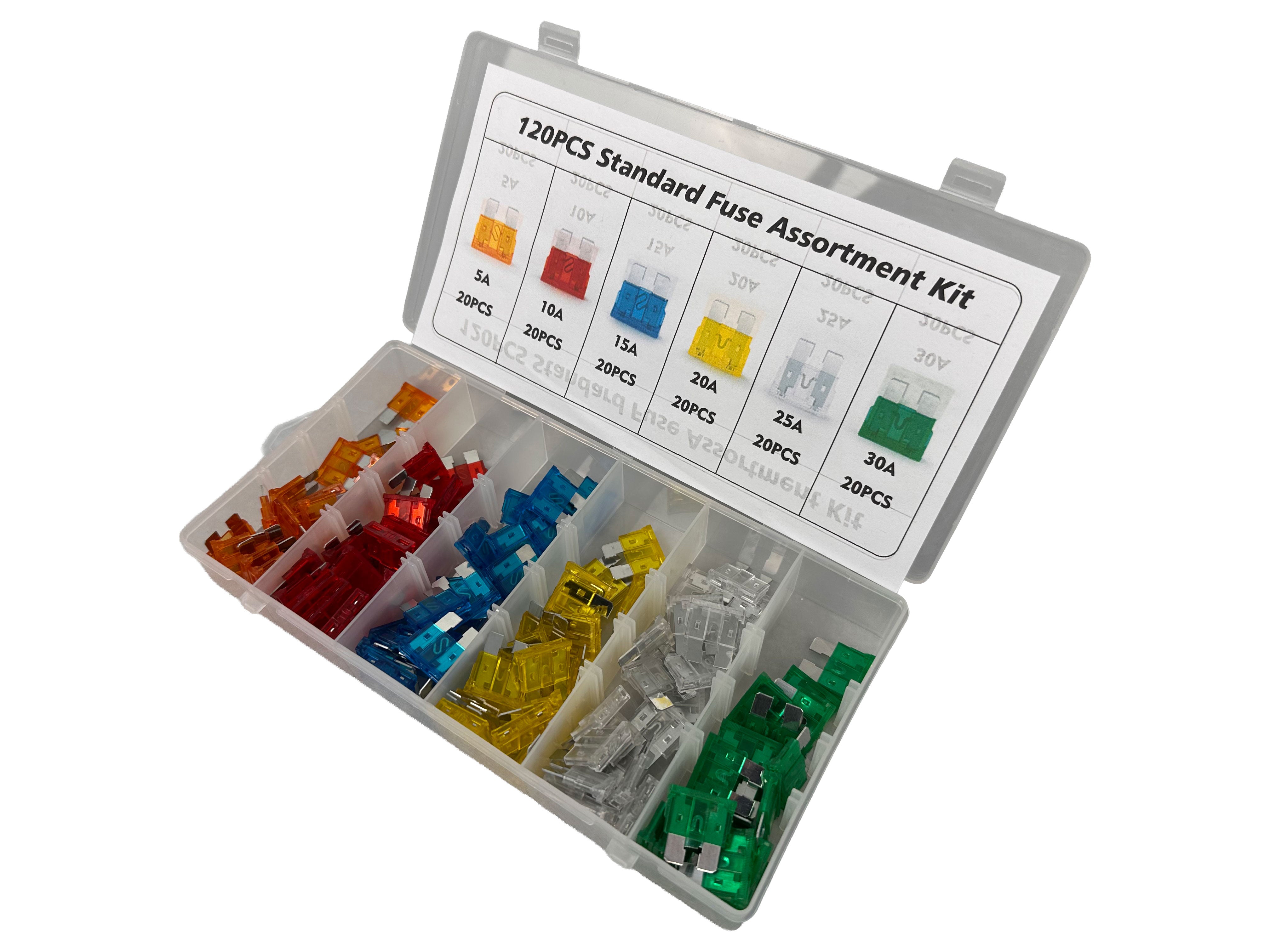 Σετ Ασφάλειες Αυτοκινήτου 5-30A 120Τμχ GEBO TOOLS