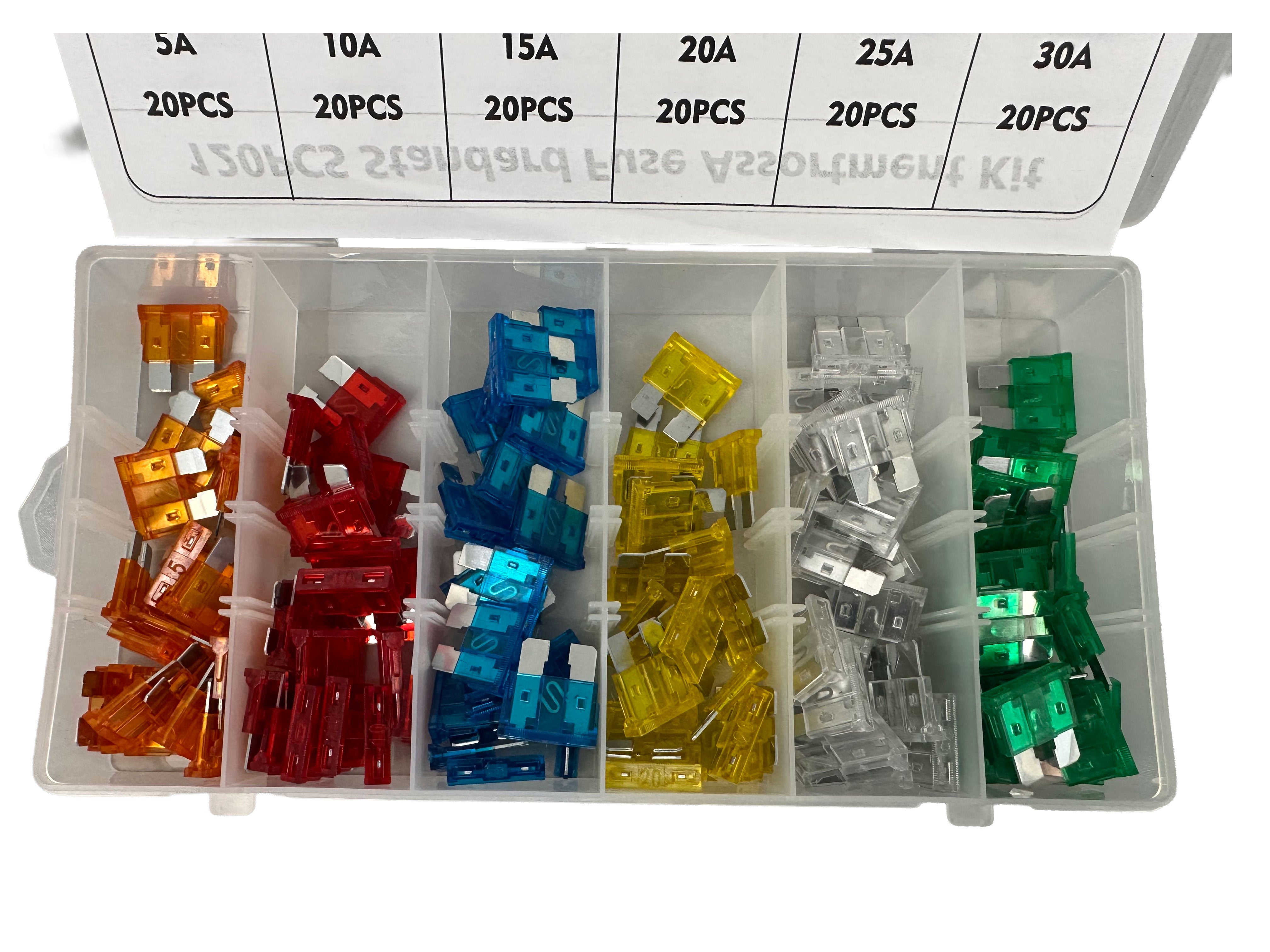 Σετ Ασφάλειες Αυτοκινήτου 5-30A 120Τμχ GEBO TOOLS