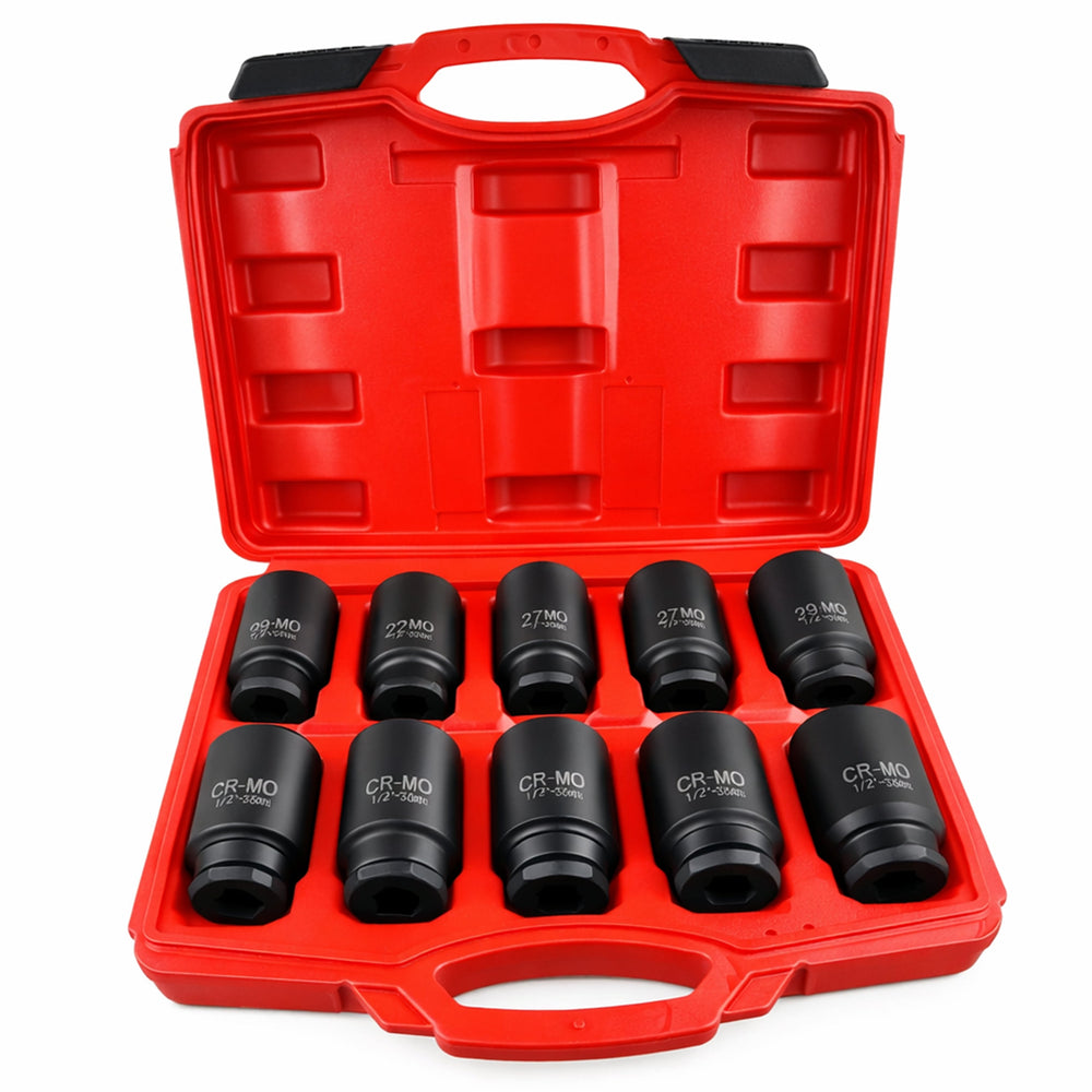 Σετ Καρυδάκια Impact Κρουστικά 1/2" 29-38mm 9Τμχ PSA VAG BMW GEBO TOOLS