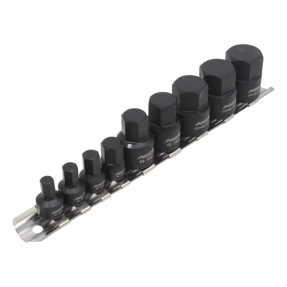 Σετ Καρυδάκια Άλλεν-Allen Εξαγωνικά 1/4"- 3/8"  6-19mm 9Τμχ