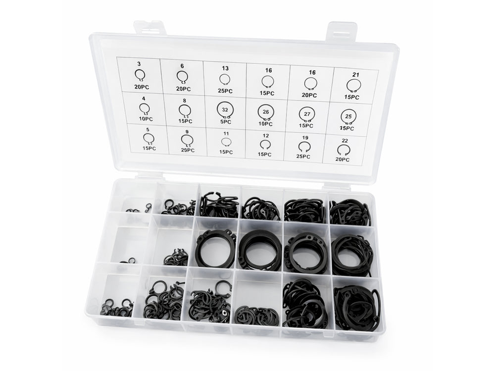 Σετ Εξωτερικές Ασφάλειες Seeger 300Τμχ GEBO TOOLS