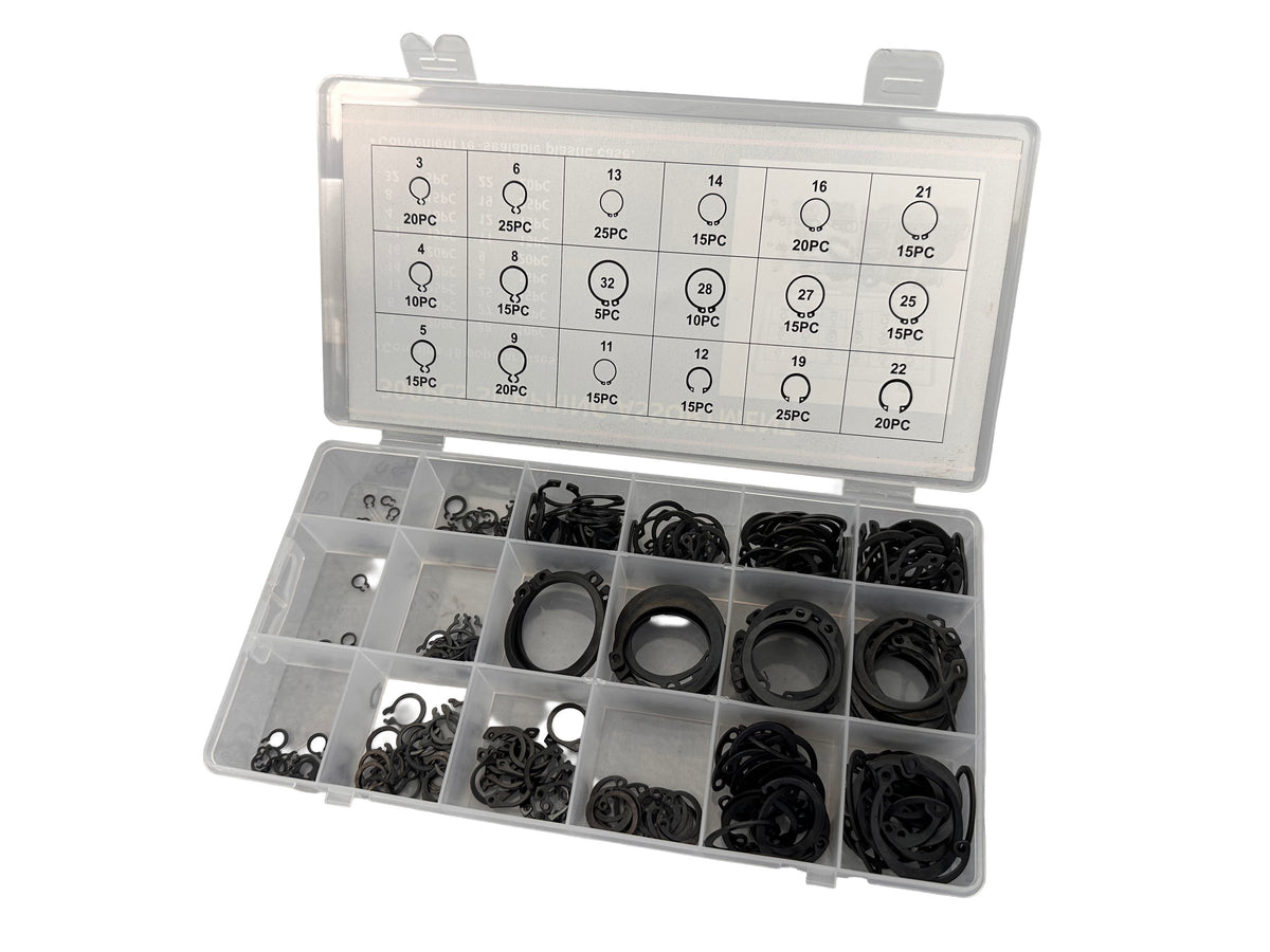 Σετ Εξωτερικές Ασφάλειες Seeger 300Τμχ GEBO TOOLS