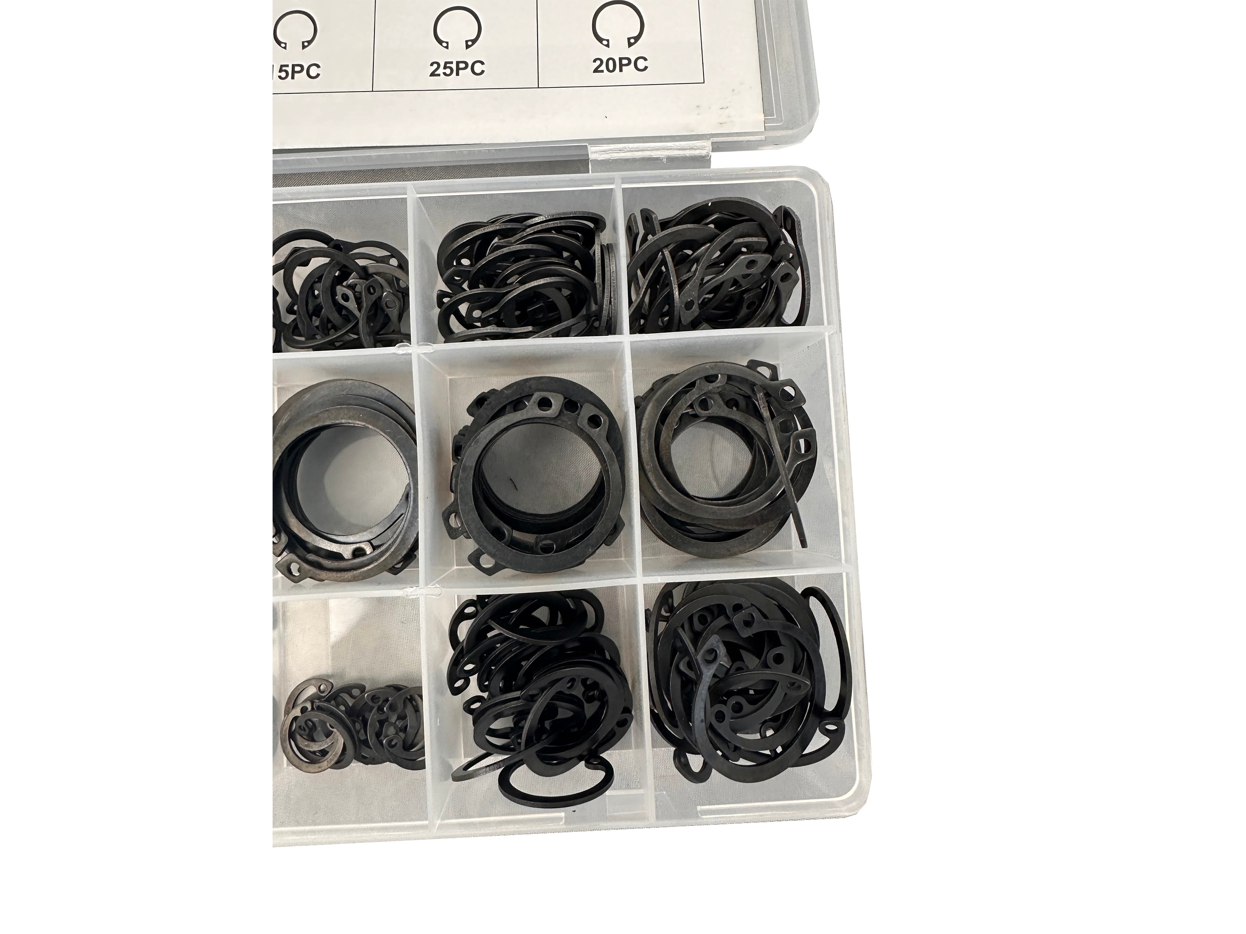 Σετ Εξωτερικές Ασφάλειες Seeger 300Τμχ GEBO TOOLS