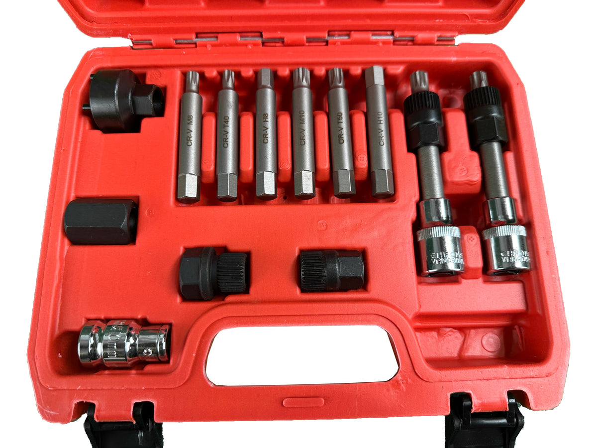 Σετ Επισκευησ Τροχαλιασ Δυναμο 13Τμχ Gebo Tools