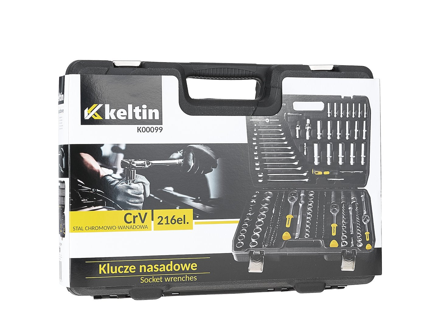 Σετ-Κιτ Εργαλείων 1/4" 3/8" 1/2" 216Τμχ KELTIN