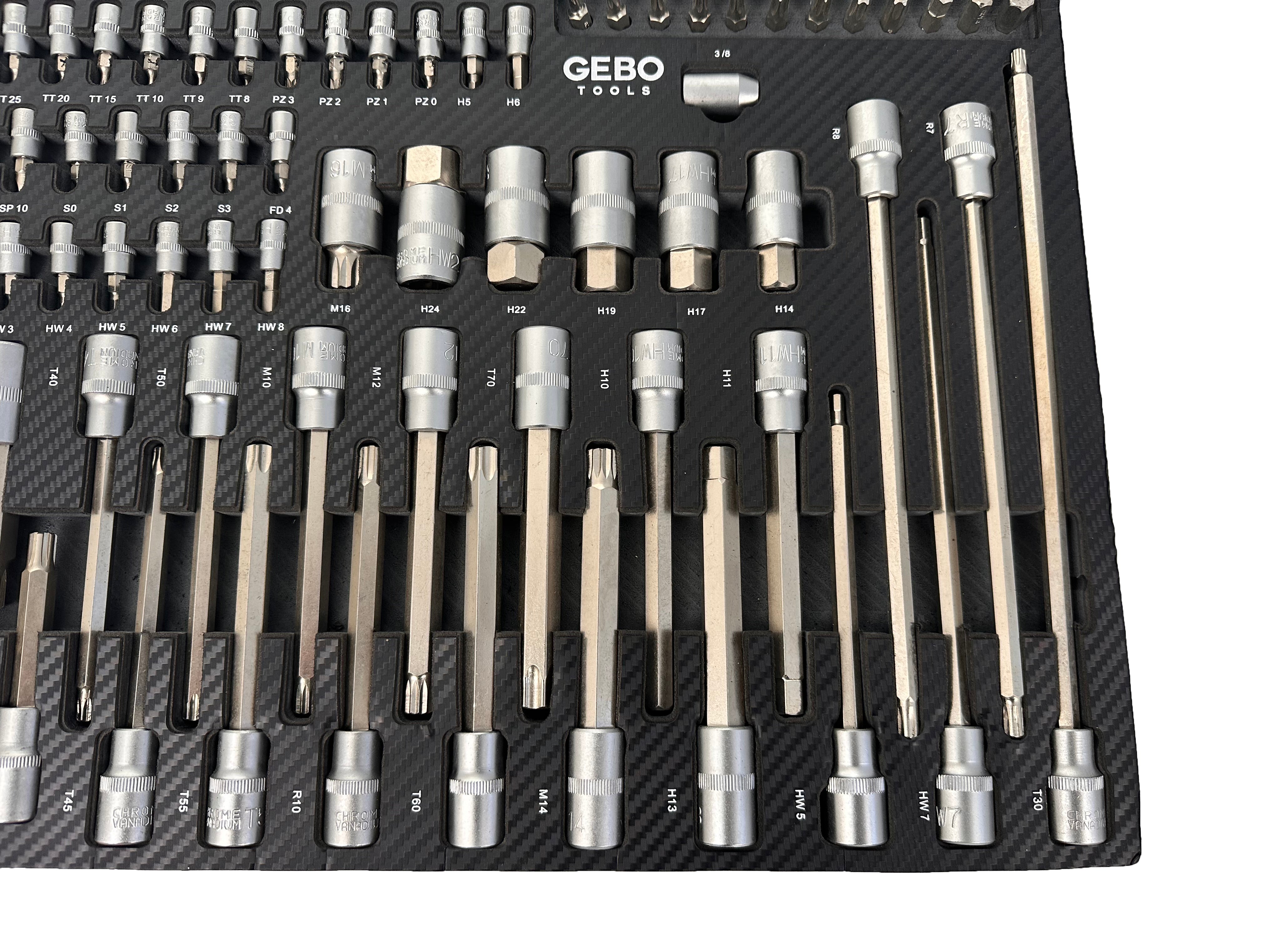 Σετ Εργαλειοθήκης Με Μύτες 101Τμχ GEBO TOOLS