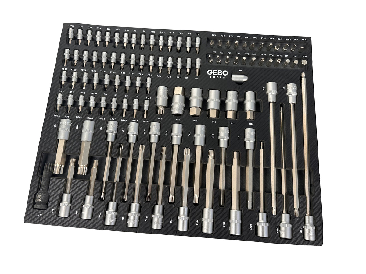 Σετ Εργαλειοθήκης Με Μύτες 101Τμχ GEBO TOOLS