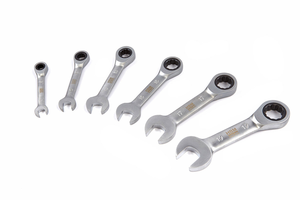 Σετ Γερμανοπολυγωνα Με Καστανια Εξτρα Κοντα 8-19Mm 6 Τεμαχια