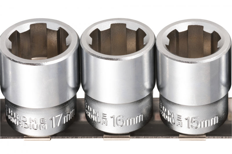 Σετ Καρυδάκια CR-V Για Φθαρμένες Βίδες 3/8" 8-19mm QUATROS