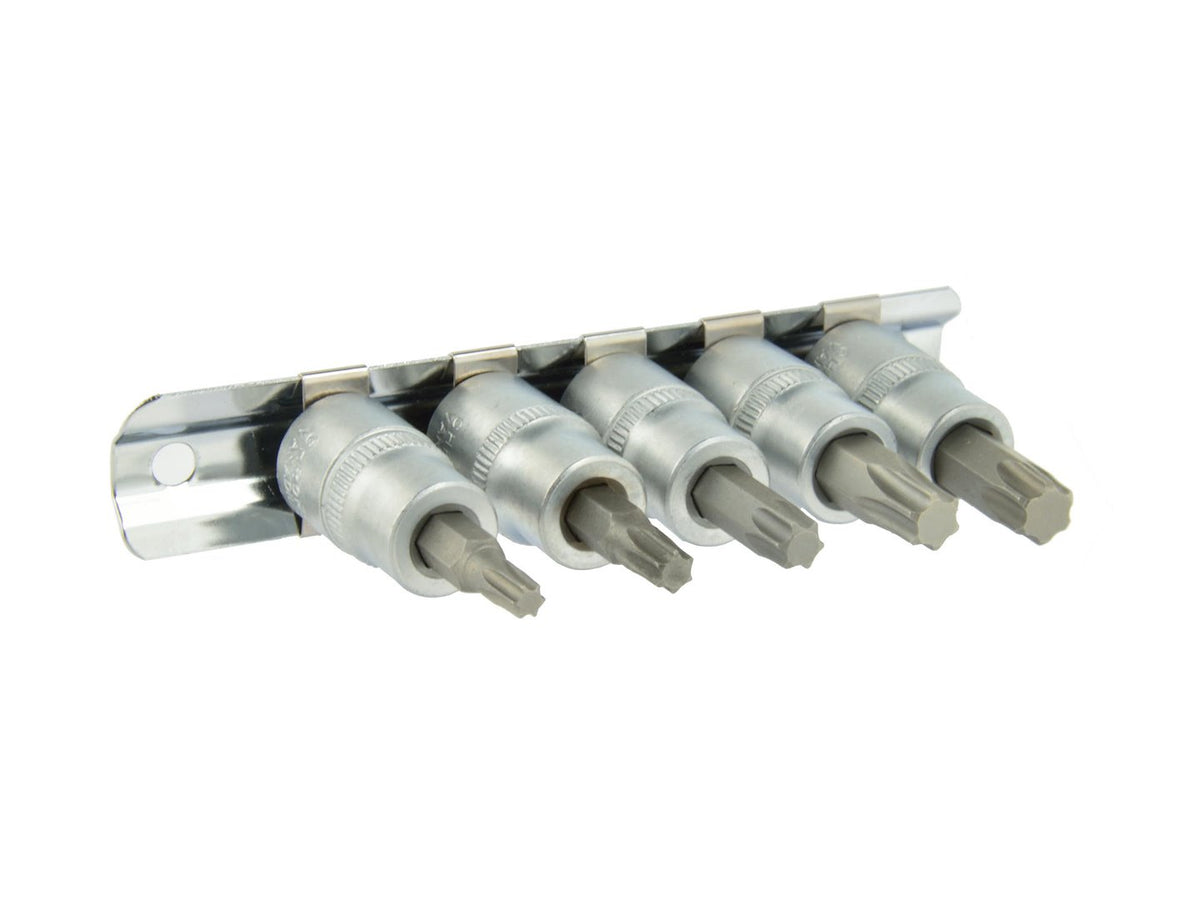 Σετ Καρυδάκια Με Μύτη Torx T25-T50 3/8" CrV 5Τμχ GEKO