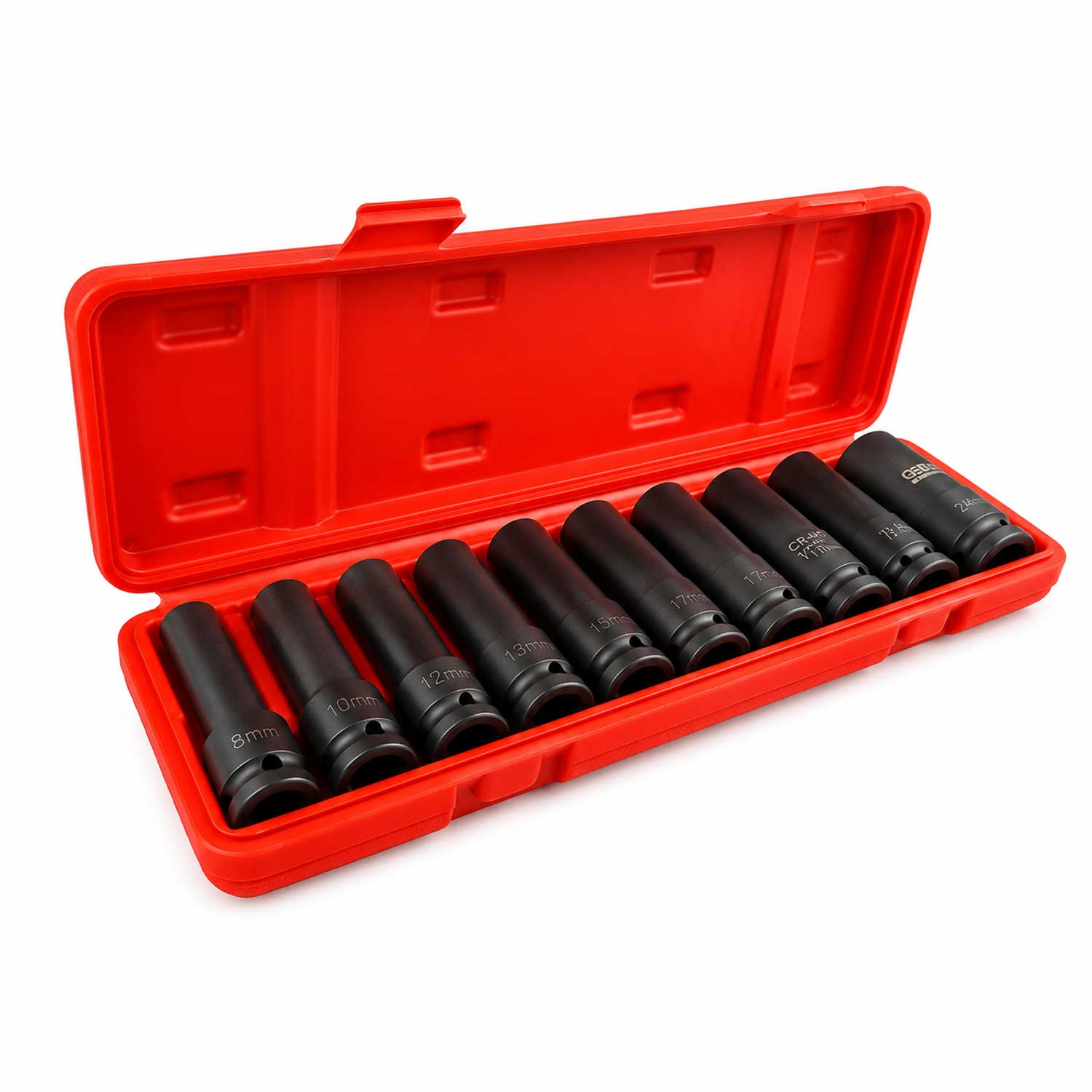Σετ Καρυδάκια Κρουστικά 1/2" E8-E24, 10 Τμχ GEBO TOOLS