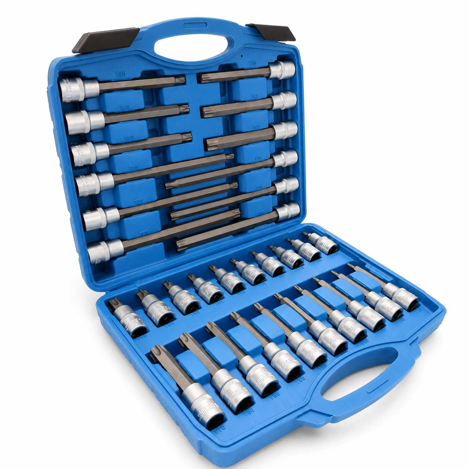 Σετ Καρυδάκια Με Μακριές Μύτες Torx 1/2" 32 Τμχ GEBO TOOLS