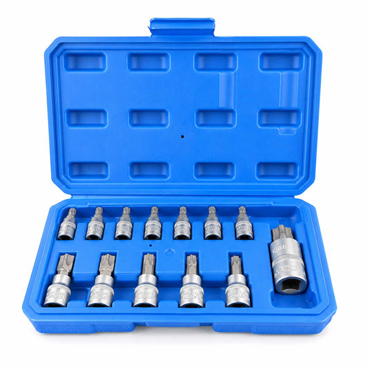 Σετ Καρυδάκια Με Μύτες Torx 5 Πλευρών  TS8-TS60 12 Τμχ GEBO TOOLS