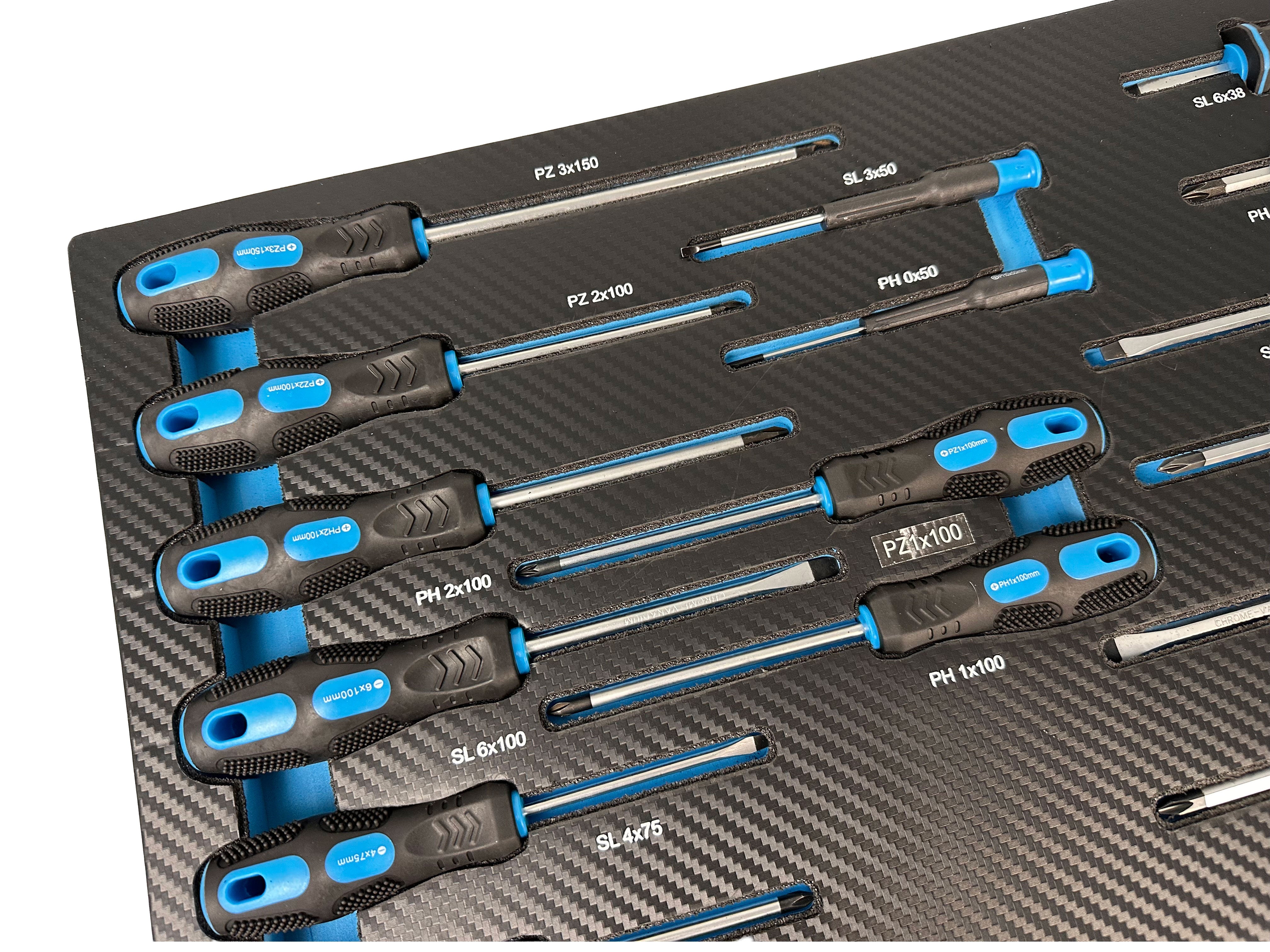 Σετ Κατσαβίδια Με Παξιμάδια Ροπής 21 Τμχ GEBO TOOLS