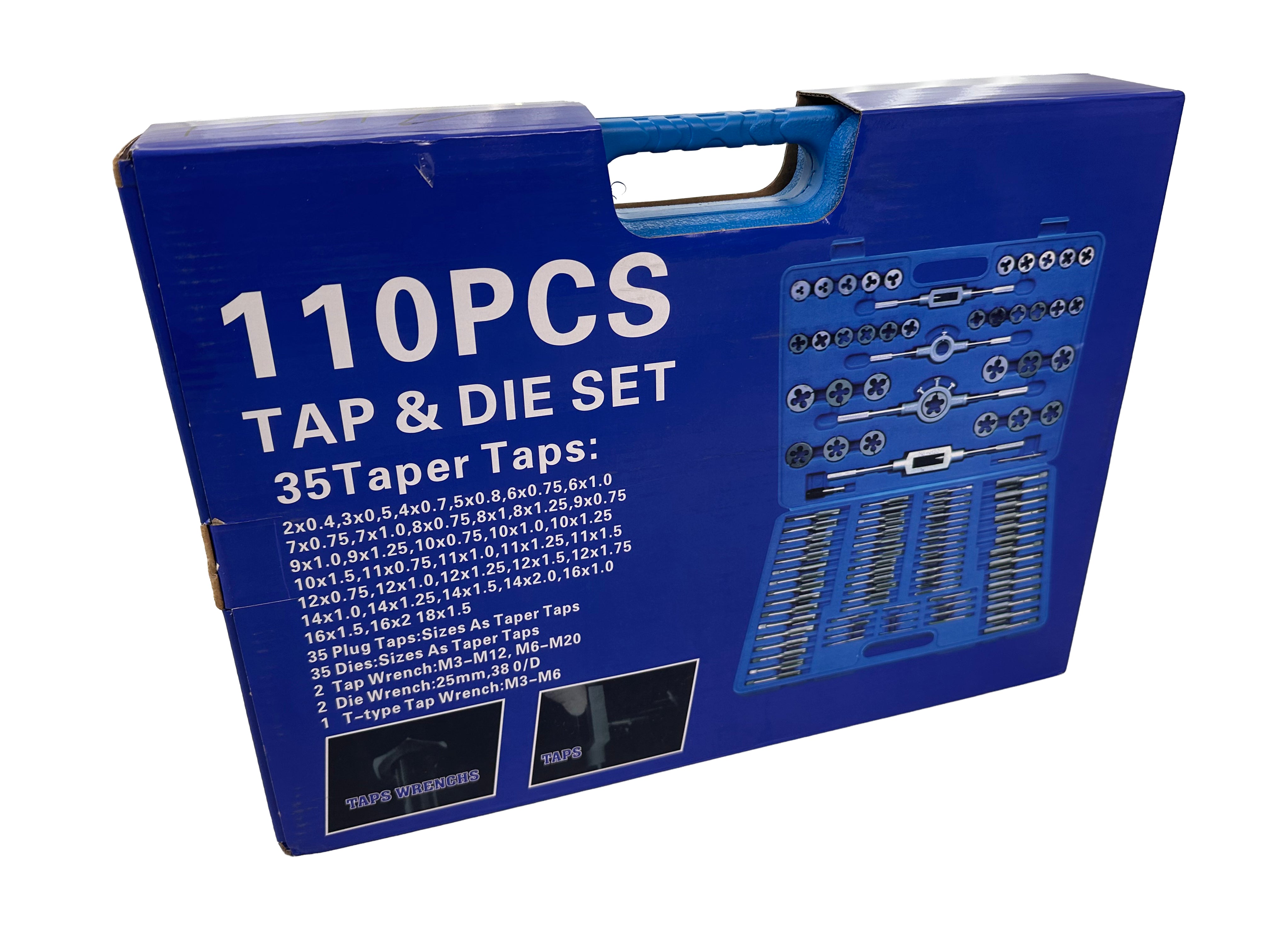 Σετ Κολαούζα Και Φιλιέρες Μ2-Μ18 110Τμχ GEBO TOOLS