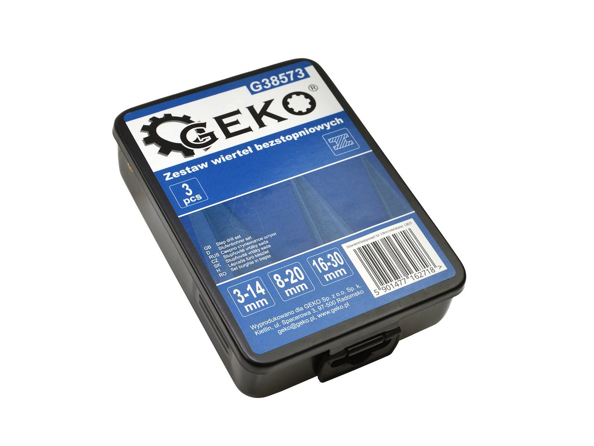 Σετ Κωνικά Τρυπάνια 3-30mm 3Τμχ GEKO