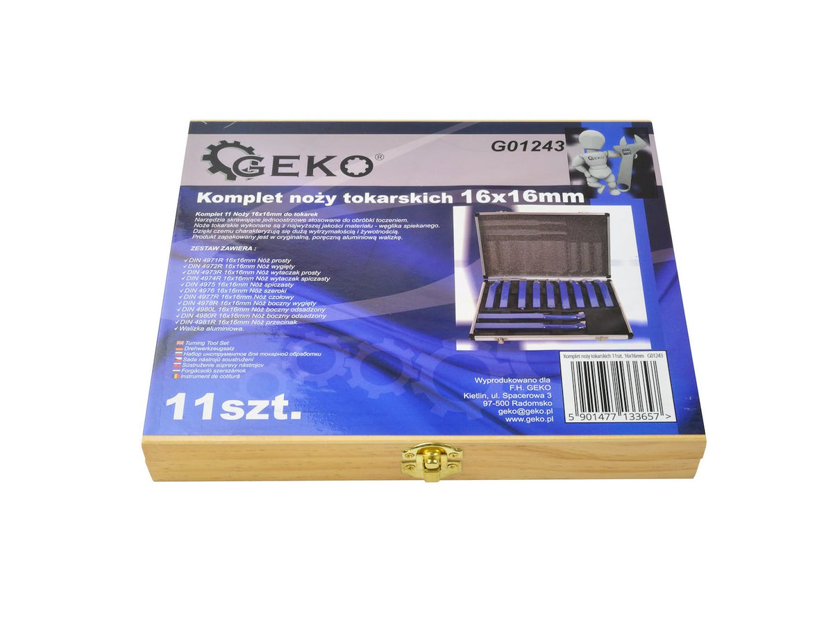 Σετ Κοπτικά Τόρνου 16x16mm Με Μύτες Καρβιδίου 11Τμχ
