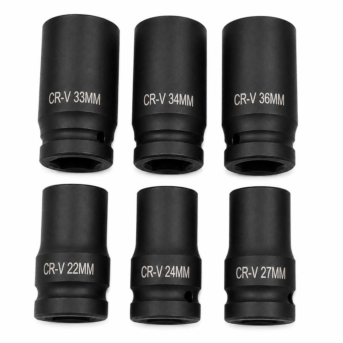 Σετ Μακριά Καρυδάκια Κρουστικά 1'' 22-41 mm 10 Τμχ GEBO TOOLS