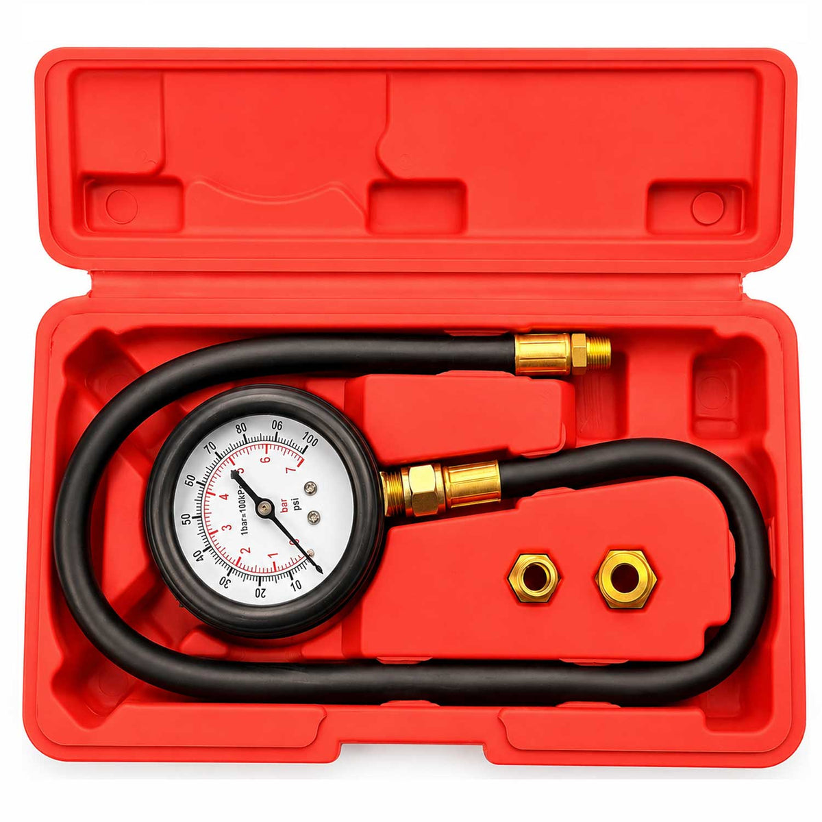 Σετ Μανόμετρο Ελέγχου Πίεσης Λαδιού 3 Τμχ GEBO TOOLS