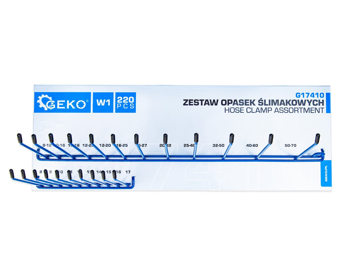 Σετ Μεταλλικοί Σφιγκτήρες Για Λάστιχα Και Σωλήνες Με Επιτοίχια Βάση 200 Τμχ