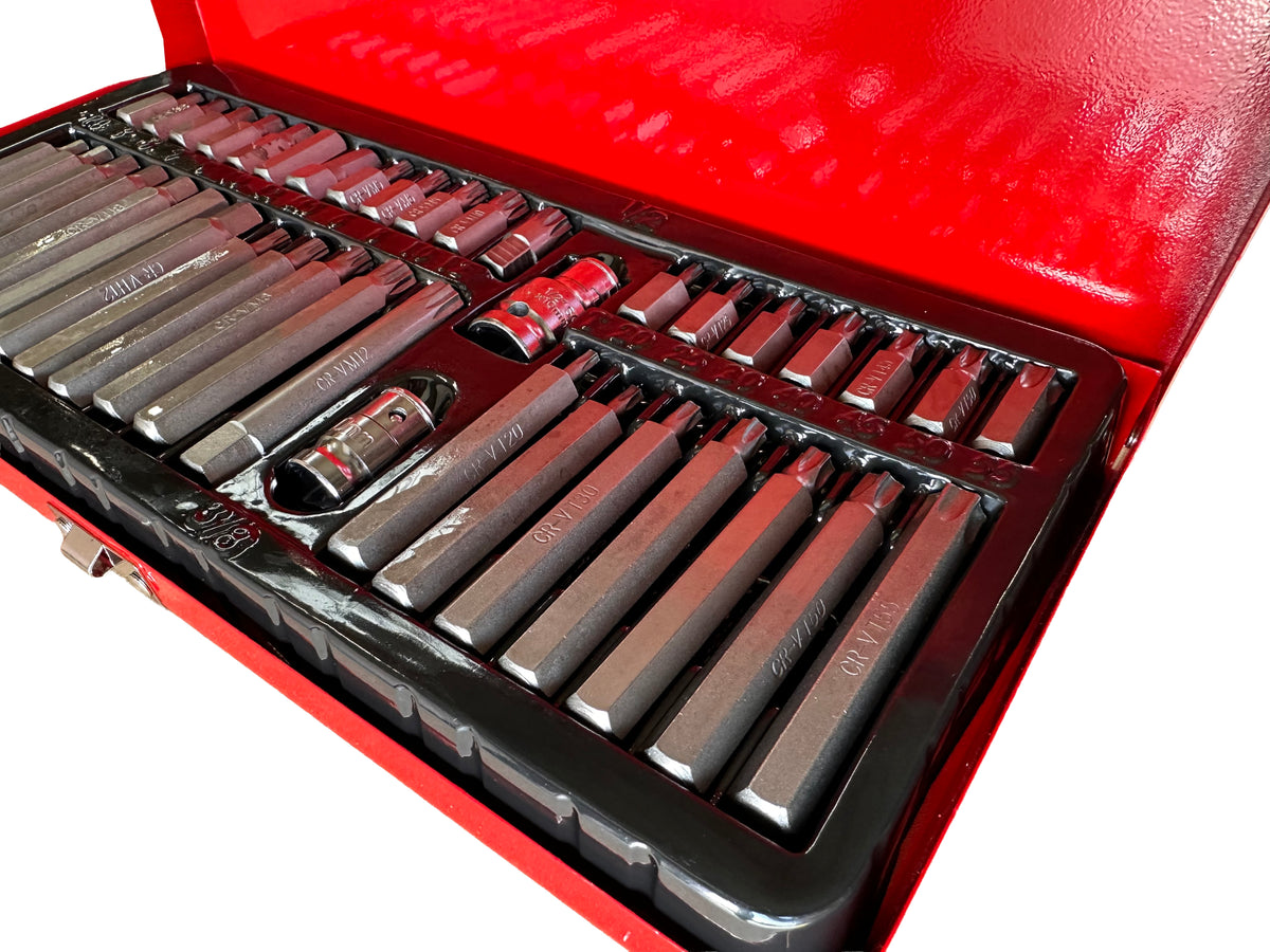 Σετ Μύτες Άλλεν Torx XZN HEX SPLINE Σε Μεταλλική Κασετίνα 40Τμχ GEBO TOOLS