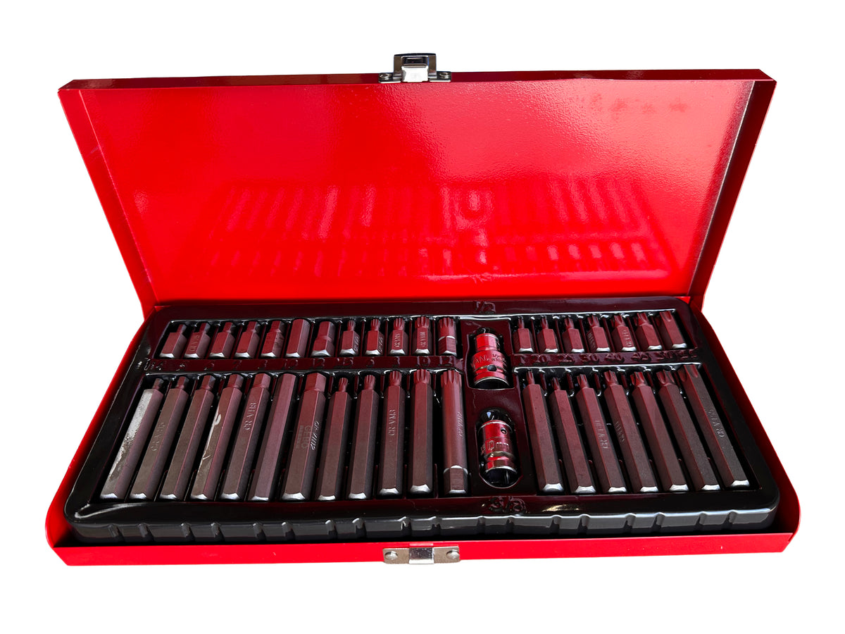 Σετ Μύτες Άλλεν Torx XZN HEX SPLINE Σε Μεταλλική Κασετίνα 40Τμχ GEBO TOOLS