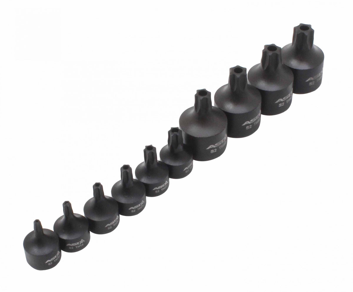 Σετ Μύτες Torx Κρουστικές 1/4" 3/8" Με Τρύπα