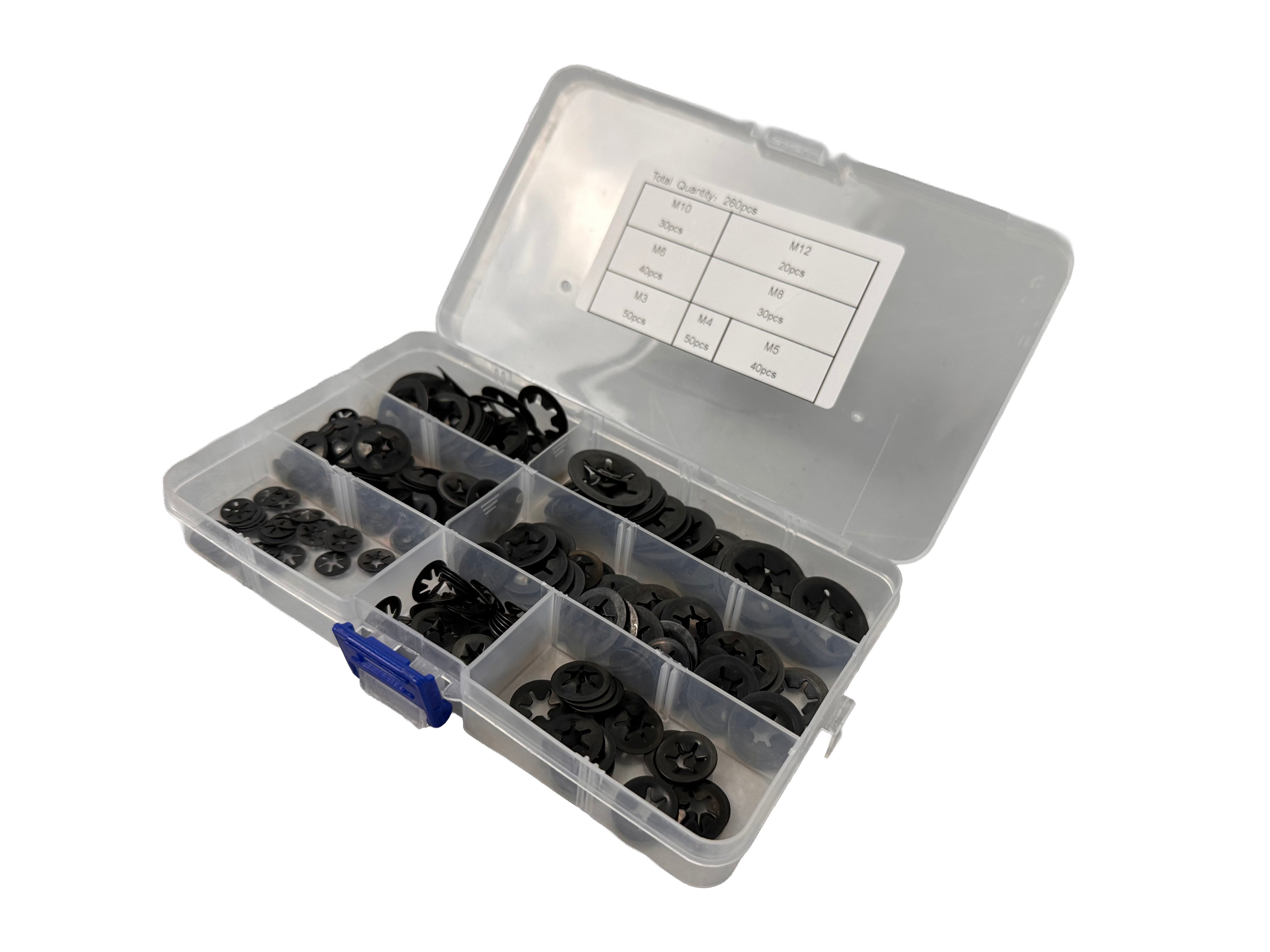 Σετ Ροδέλες Ασφαλείας Μ3-Μ12 160Τμχ GEBO TOOLS
