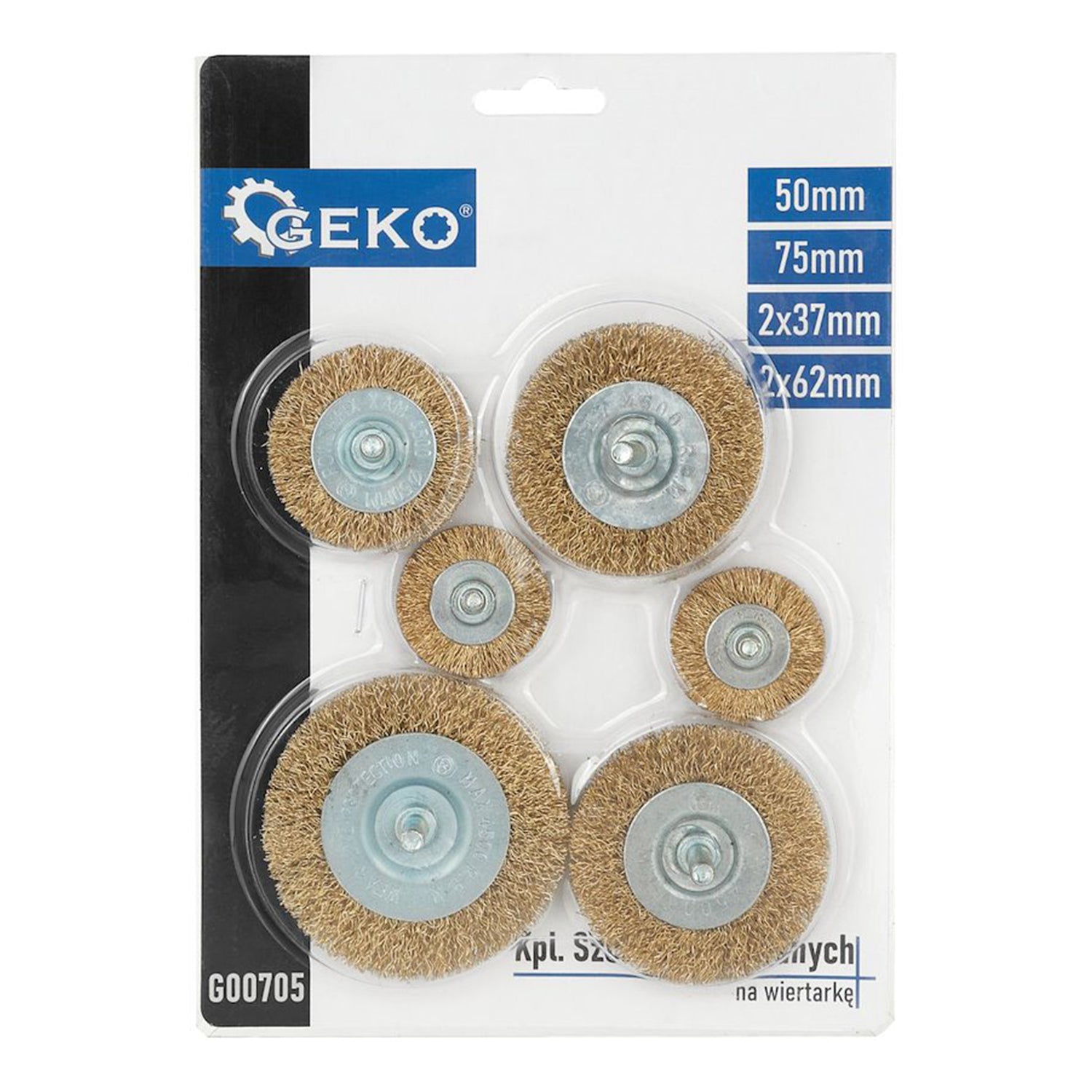 Σετ Συρματόβουρτσες Για Δράπανο 6Τμχ GEKO