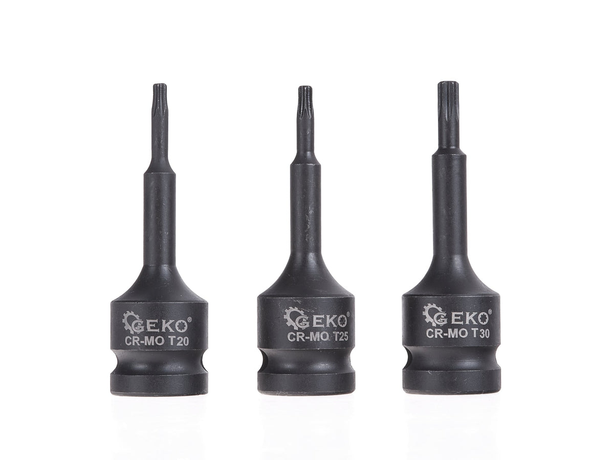 Σετ Torx Κρουστικου Τυπου 1/2 T20-T70 9 Τεμαχια Geko