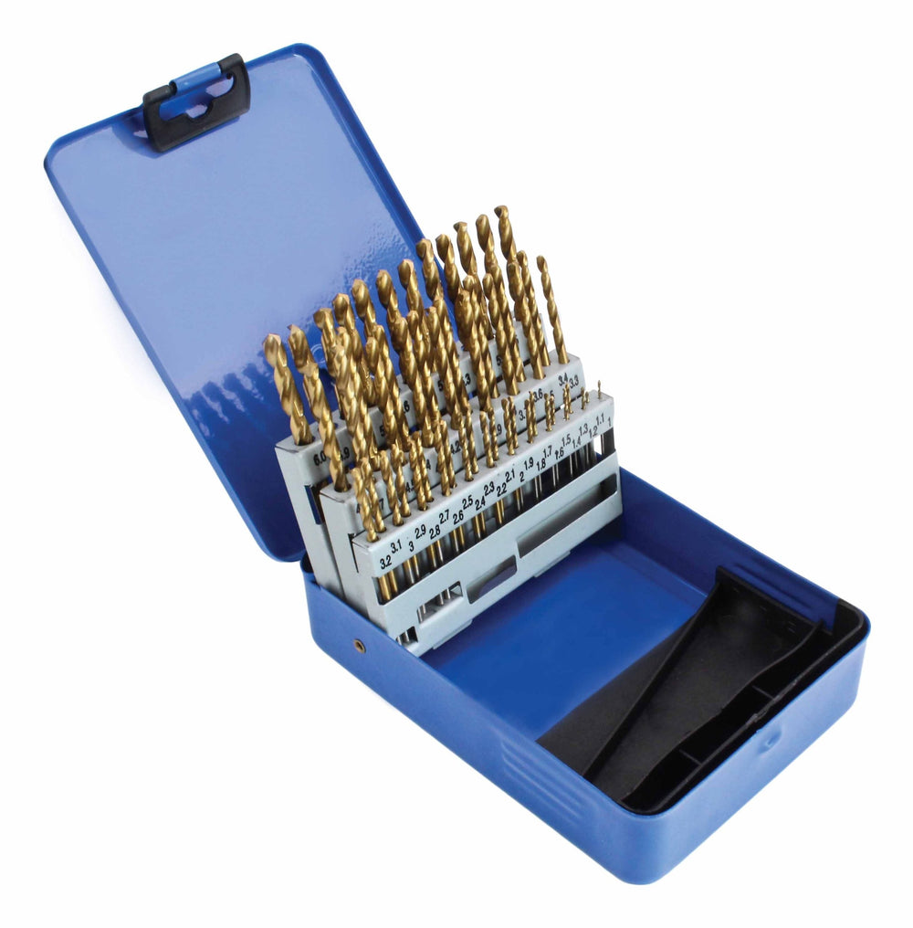 Σετ Τρυπάνια Τιτανίου HSS 1.0-6.0mm 51 Τμχ