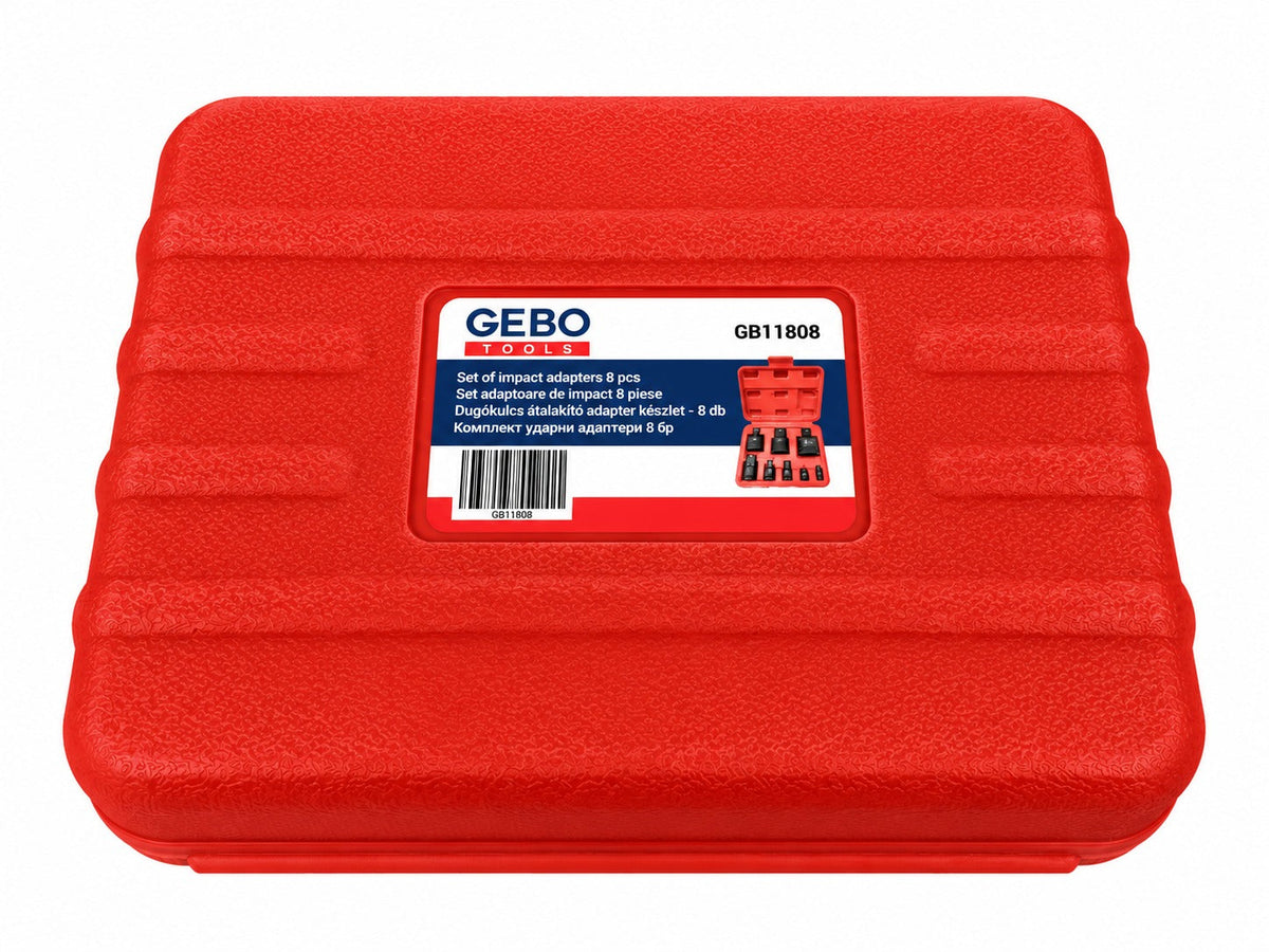 Σετ Αντάπτορες Impact - Κρουστικά Καρυδάκια 8 Τμχ GEBO TOOLS
