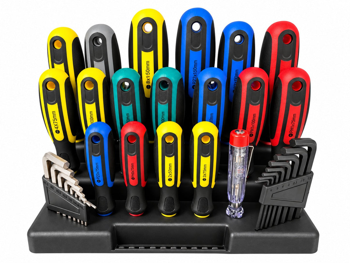 Σετ Κατσαβίδια Με Βάση 44 Τμχ GEBO TOOLS