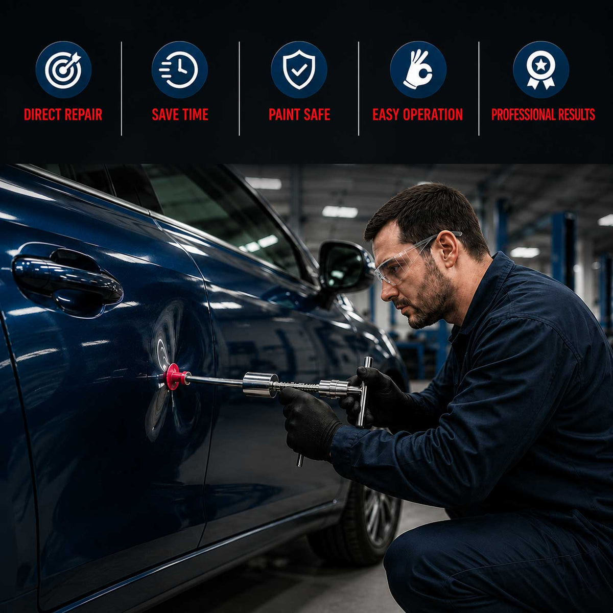 Σετ Επισκευής Βαθουλωμάτων Λαμαρίνας GEBO TOOLS