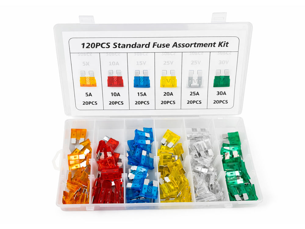 Σετ Ασφάλειες Αυτοκινήτου 5-30A 120Τμχ GEBO TOOLS