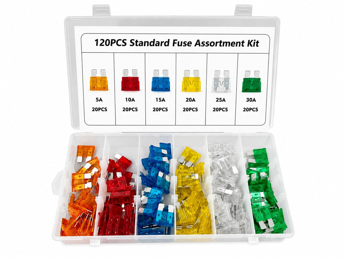 Σετ Ασφάλειες Αυτοκινήτου 5-30A 120Τμχ GEBO TOOLS